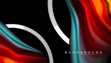 Sıvı sıvı metalik tarzı çizgi şeklinde Holografik dizayn renkleri