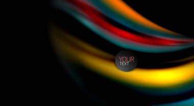 Renk dalga satırları arka plan bulanıklık