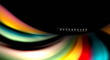 Renk dalga satırları arka plan bulanıklık