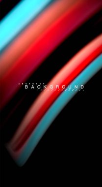 Renk dalga satırları arka plan bulanıklık