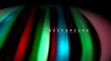 Renk dalga satırları arka plan bulanıklık