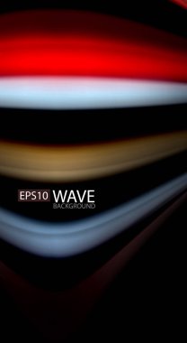 Renk dalga satırları arka plan bulanıklık