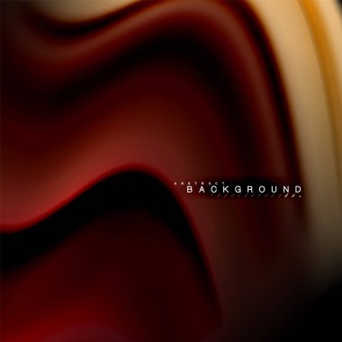 Sıvı karıştırma renkler dalga arka plan tasarlamak vektör. Renkli örgü dalgalar