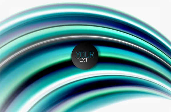 Ουράνιο τόξο χρώμα κύματα, διάνυσμα θολή αφηρημένα φόντο — Διανυσματικό Αρχείο