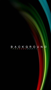 Sıvı vektör dalga arka plan renkleri karıştırma