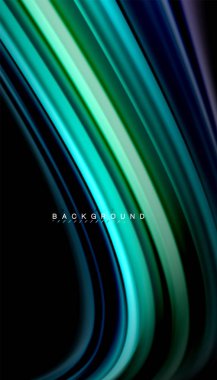 Sıvı vektör dalga arka plan renkleri karıştırma