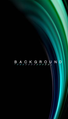 Sıvı vektör dalga arka plan renkleri karıştırma