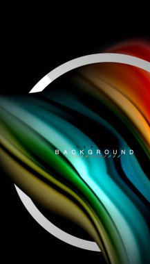 Sıvı sıvı metalik tarzı çizgi şeklinde Holografik dizayn renkleri