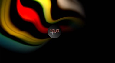 Renk dalga satırları arka plan bulanıklık