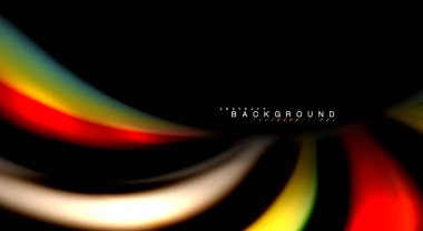 Renk dalga satırları arka plan bulanıklık