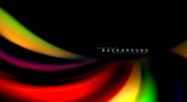 Renk dalga satırları arka plan bulanıklık