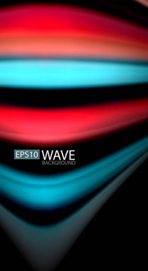 Renk dalga satırları arka plan bulanıklık