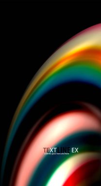 Renk dalga satırları arka plan bulanıklık