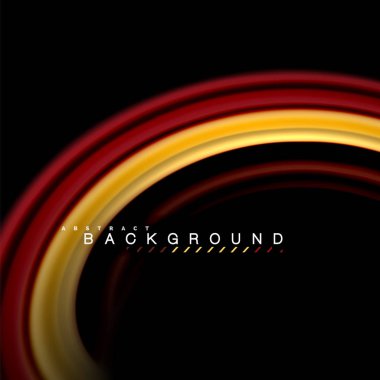 Sıvı karıştırma renkler dalga arka plan tasarlamak vektör. Renkli örgü dalgalar