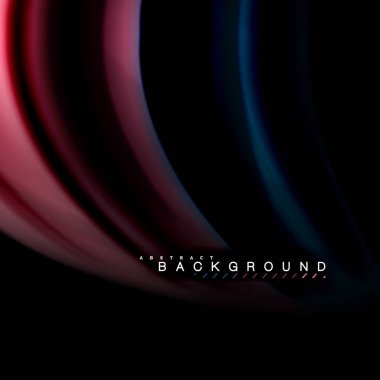 Sıvı karıştırma renkler dalga arka plan tasarlamak vektör. Renkli örgü dalgalar