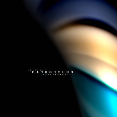 Sıvı karıştırma renkler dalga arka plan tasarlamak vektör. Renkli örgü dalgalar