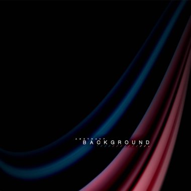 Sıvı karıştırma renkler dalga arka plan tasarlamak vektör. Renkli örgü dalgalar