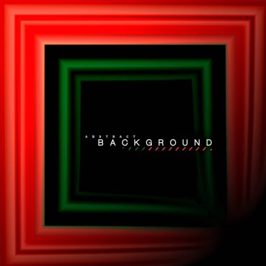 Sıvı çok renkli çizgilerle oluşturulan geometrik şekiller