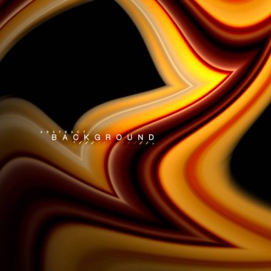 Sıvı çok renkli çizgilerle oluşturulan geometrik şekiller