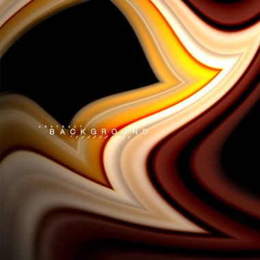 Sıvı çok renkli çizgilerle oluşturulan geometrik şekiller