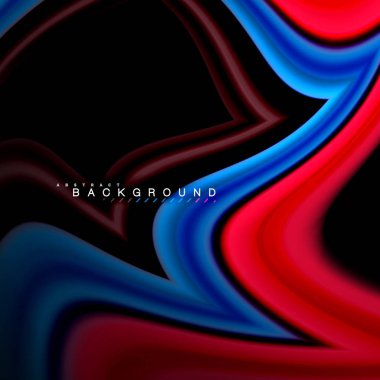 Sıvı çok renkli çizgilerle oluşturulan geometrik şekiller