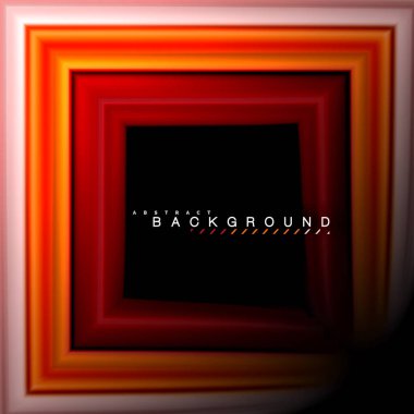 Sıvı çok renkli çizgilerle oluşturulan geometrik şekiller