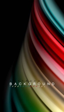 Sıvı vektör dalga arka plan renkleri karıştırma