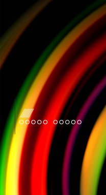 Renk dalga satırları arka plan bulanıklık