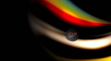 Renk dalga satırları arka plan bulanıklık