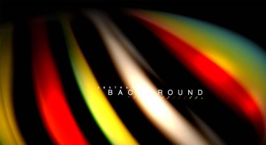 Renk dalga satırları arka plan bulanıklık