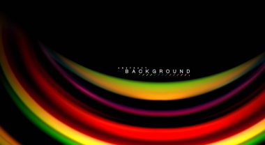 Renk dalga satırları arka plan bulanıklık