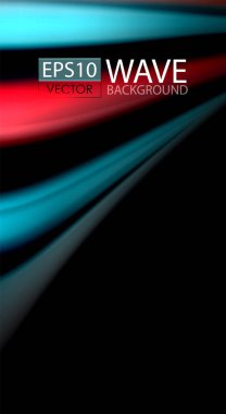 Renk dalga satırları arka plan bulanıklık