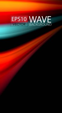 Renk dalga satırları arka plan bulanıklık