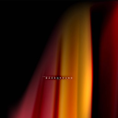 Sıvı karıştırma renkler dalga arka plan tasarlamak vektör. Renkli örgü dalgalar