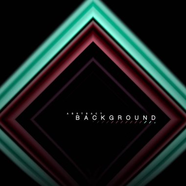 Sıvı çok renkli çizgilerle oluşturulan geometrik şekiller