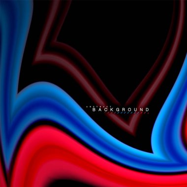 Sıvı çok renkli çizgilerle oluşturulan geometrik şekiller