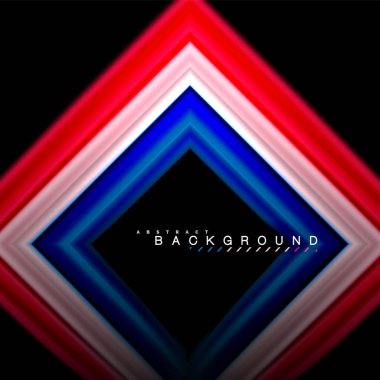 Sıvı çok renkli çizgilerle oluşturulan geometrik şekiller