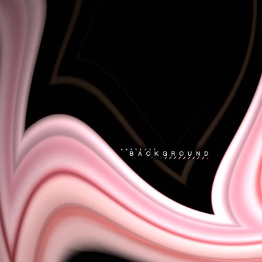 Sıvı çok renkli çizgilerle oluşturulan geometrik şekiller