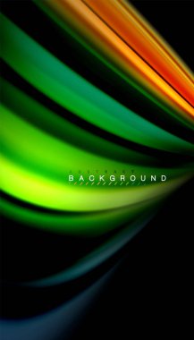 Sıvı vektör dalga arka plan renkleri karıştırma