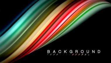 Sıvı vektör dalga arka plan renkleri karıştırma