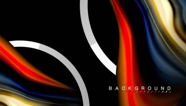 Sıvı sıvı metalik tarzı çizgi şeklinde Holografik dizayn renkleri