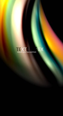 Renk dalga satırları arka plan bulanıklık