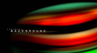 Renk dalga satırları arka plan bulanıklık. Vektör çizim app duvar kağıdı, iş sunma veya web afiş için