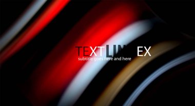 Renk dalga satırları arka plan bulanıklık. Vektör çizim app duvar kağıdı, iş sunma veya web afiş için