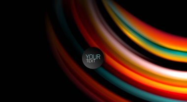 Renk dalga satırları arka plan bulanıklık