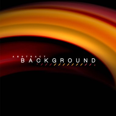 Sıvı karıştırma renkler dalga arka plan tasarlamak vektör. Renkli örgü dalgalar