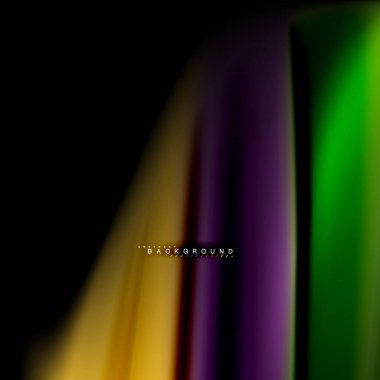 Sıvı karıştırma renkler dalga arka plan tasarlamak vektör. Renkli örgü dalgalar