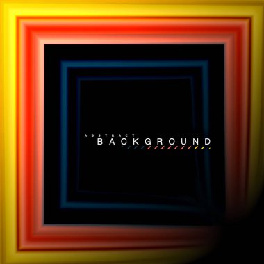 Sıvı çok renkli çizgilerle oluşturulan geometrik şekiller