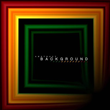 Sıvı çok renkli çizgilerle oluşturulan geometrik şekiller