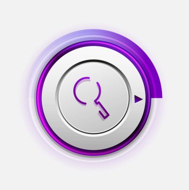 Magnifyier web düğme arama, kutsal kişilerin resmi büyütmek. Modern Büyüteç işareti, web sitesi tasarımı veya mobil uygulaması